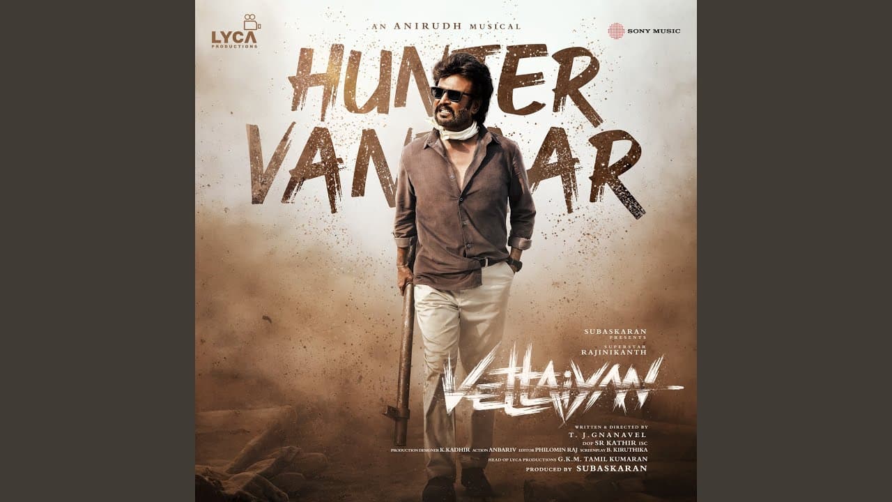 Hunter Vantaar (From "Vettaiyan") - Anirudh Ravichander, Siddharth Basrur, & Arivu